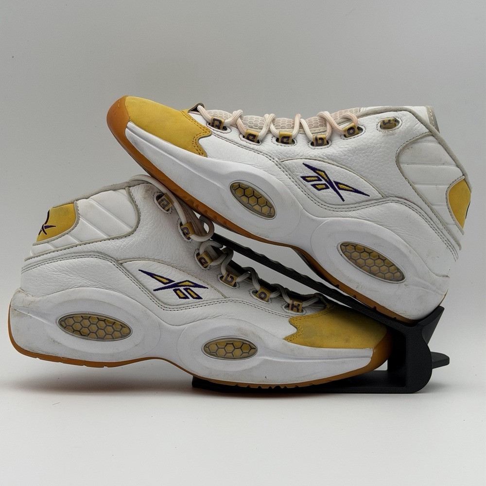 Reebok Question Mid 'Yellow Toe' FX4278 Size 12‎ No Box - Picture 3 of 13